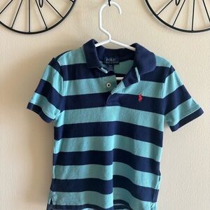 Polo by Ralph Lauren Kids Blue and Navy Striped Polo